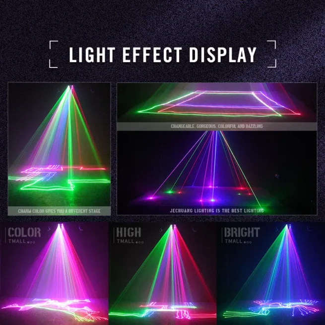 SBL 4 LENS SQUARE RGB FULLCOLOR Laser Light Dj Lights Party Light