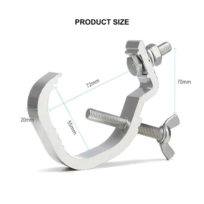 10PCS Stage Lights Clamp Bracket Hangings Hook for DJ Lighting Par Lights Spots Lights