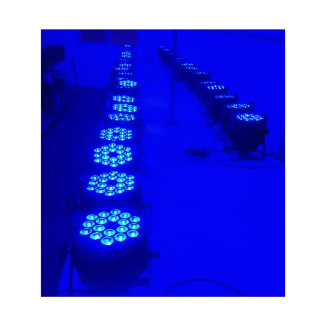 SBL18x12w rgbwa uv 6in1 led par light par LED PAR Disco Light for Parties, Sound Activated/DMX Party Lights,DJ Lights Downlight for Church, Party, Wedding, Concert, Club Lighting