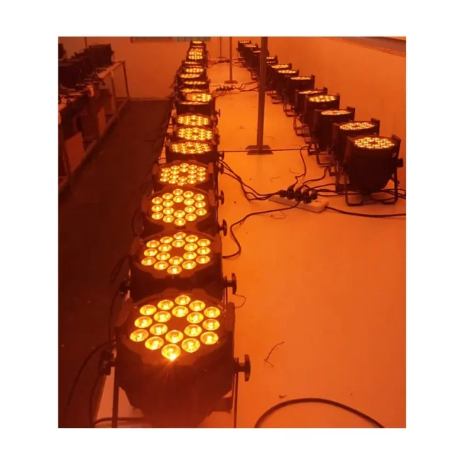 SBL18x12w rgbwa uv 6in1 led par light par LED PAR Disco Light for Parties, Sound Activated/DMX Party Lights,DJ Lights Downlight for Church, Party, Wedding, Concert, Club Lighting