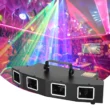 SBL 4 EYE LONG RGB FULLCOLOR Laser Light Dj Lights Party Light Beam Effect Sound Activated Strobe Lights RGB LED Music Lights by DMX Control for Disco Dancing Birthday Bar