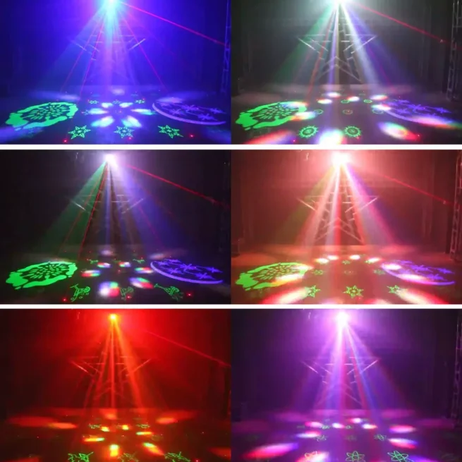 SBL LED 4in1 disco bee eyes laser strobe light