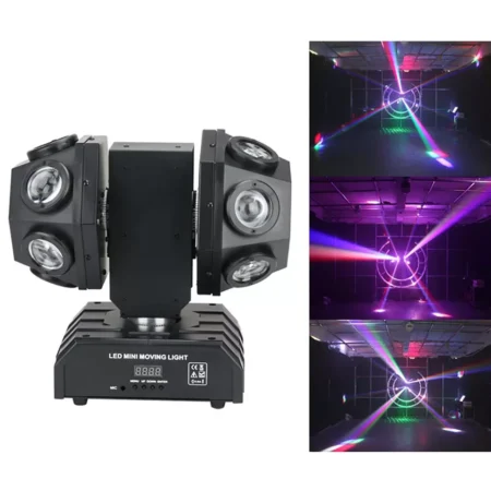 SBL 12 x 10W Super Beam Led Moving Head Laser Light With Double Ball 150W RGB LED For DJ Disco Bar Party