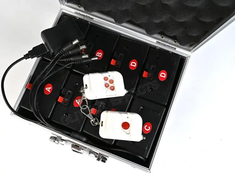 SBL Professional 8 channel CHARGING rechargeable cold pyro firing system for party stage performance