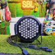 SBL RGB 9WX54 WITH HEATSINK Led par light parcan WITH 4 WIRE FULL COLOR ALL IN 1 TOTAL 7 COLOR