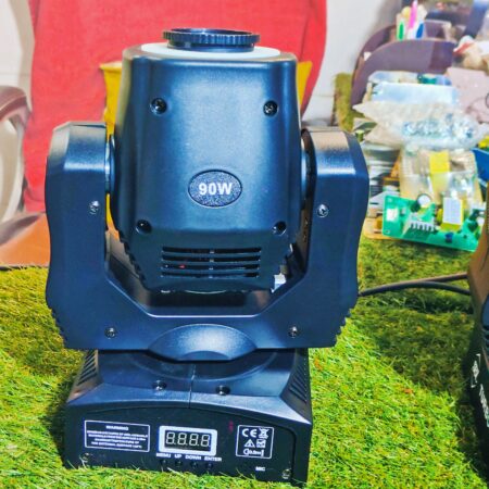 SBL 90W +REMOTE CONTROLMini LED DMX Gobo Moving Head Spot Lights Christmas Decoration Gobo Beam With 12pcs RGB LEDS Wash Stage Light