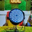 SBL007 Led par light RGB 54*3w WITH HEATSINK par can for wedding stage led light 200W dj stage blinder FULL COLOR ALL IN 1 TOTAL 7 COLOR