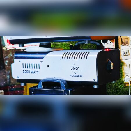 SBL 2000-Watt Portable Fog Machine with WIRELESS Remote Control for Parties, Stage Effects, Weddings, Diwali for Impressive Output (Silver) (Fog Machine)